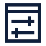 Customer Management Number Line SVG Icon